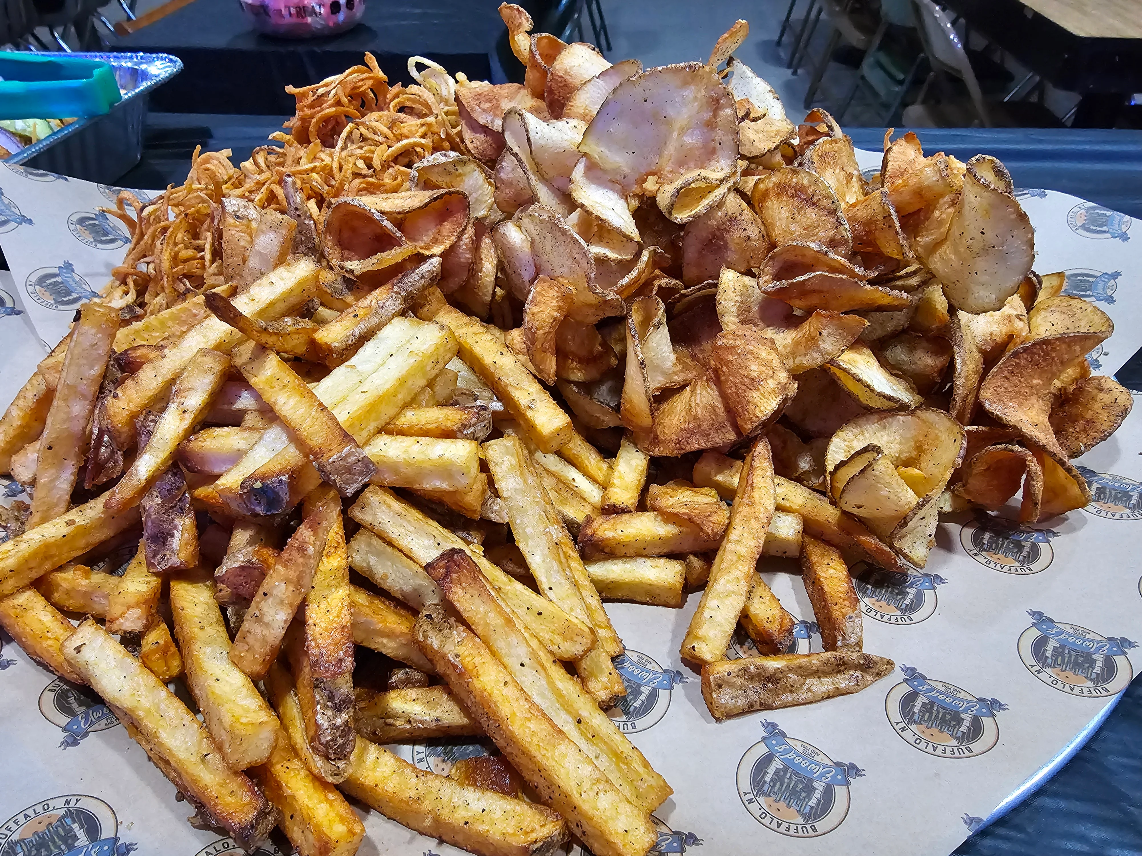 Appetizer sampler platter