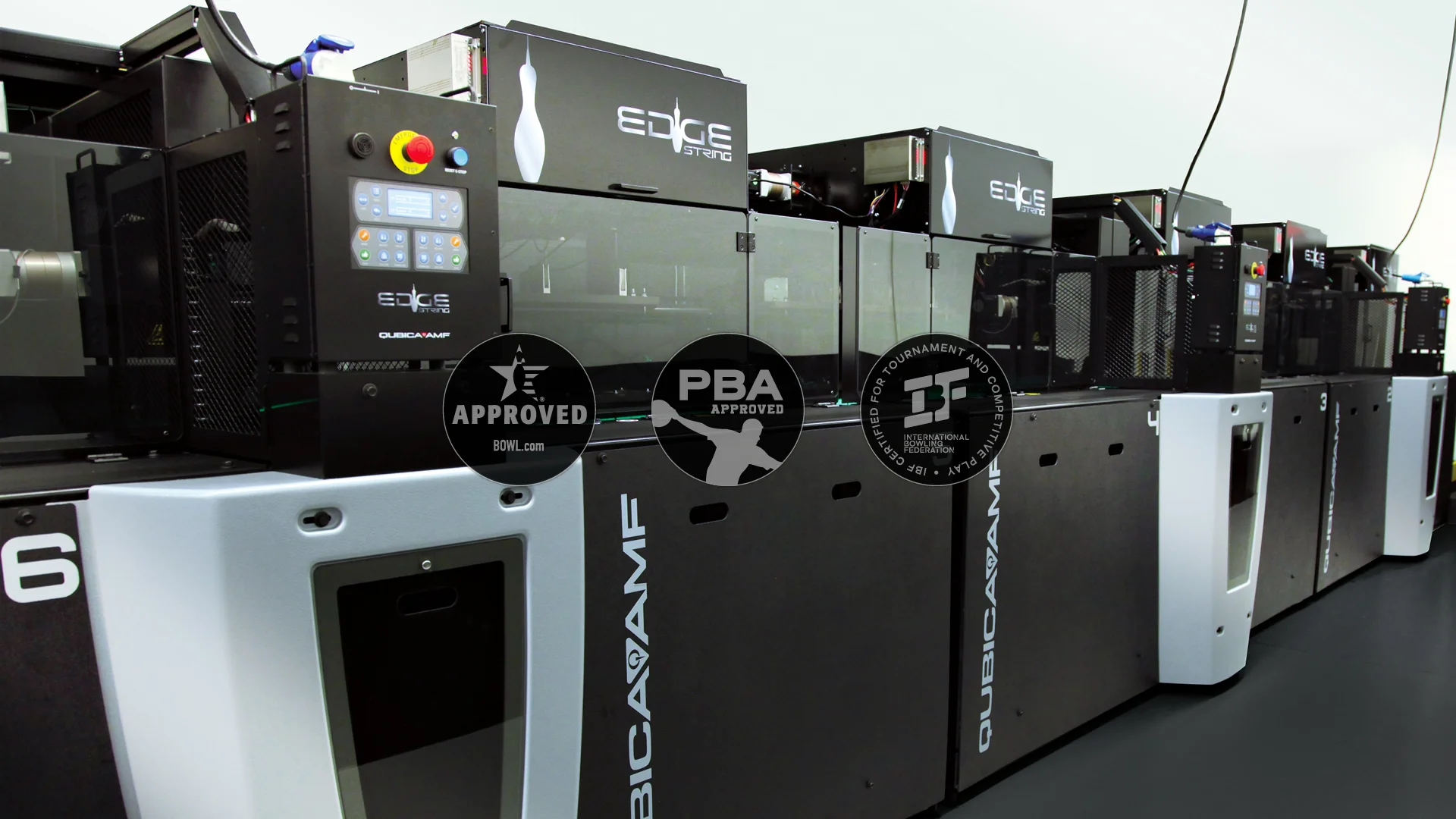 Bowling lanes with new pinspotter equipment