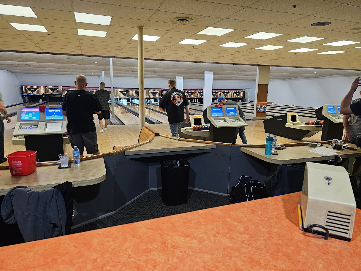 Corporate event bowling at Sunset Lanes