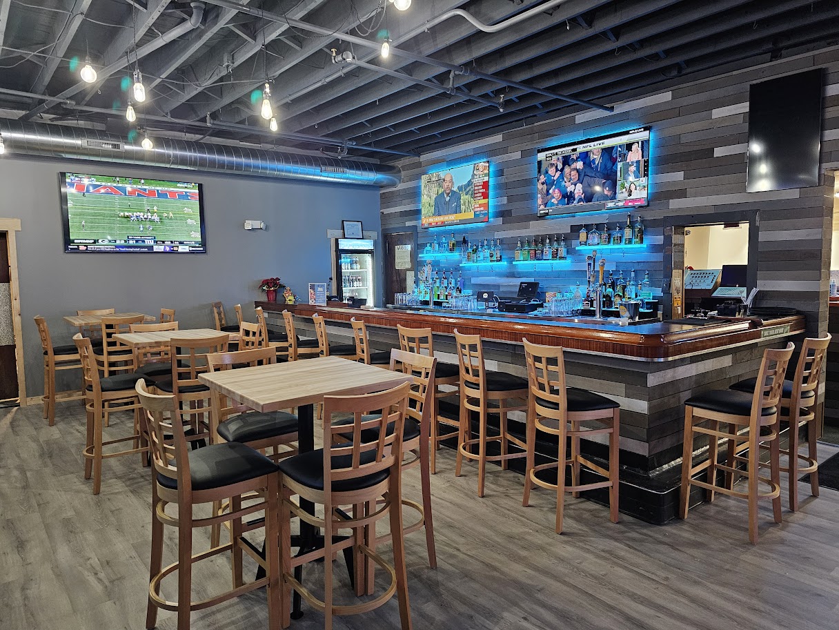 Full bar with craft beer and cocktails